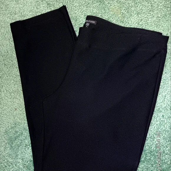Eileen Fisher Women's Black Pants - Picture 10 of 11